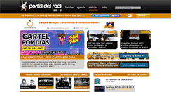 Desktop Screenshot of portaldelrock.com
