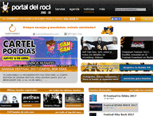 Tablet Screenshot of portaldelrock.com
